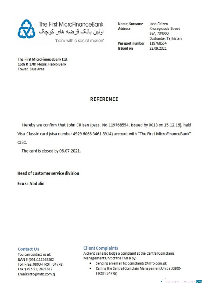 Download Tajikistan The First MicroFinanceBank closure reference Photoshop template